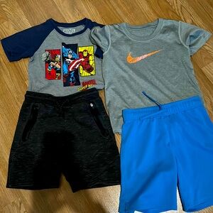 2 Sets of shorts & tshirts